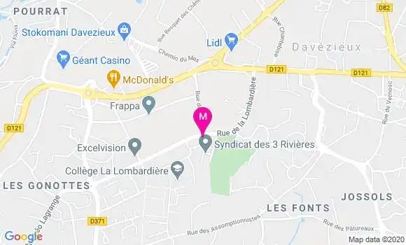 Localisation Dr Davide Sali