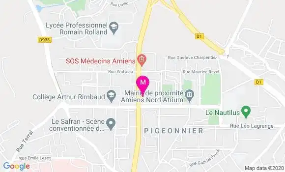 Localisation Dr Thierry Aihonnou