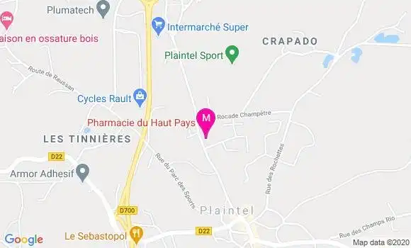 Localisation Dr Armel Sevestre