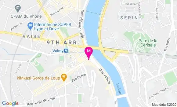 Localisation Dr Julie Bocca