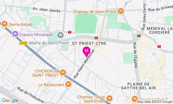 Localisation Dr Emilie Nonin Babary