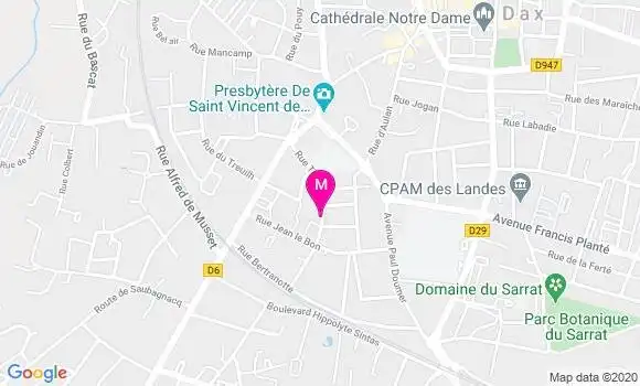 Localisation Dr Stephanie Moreau