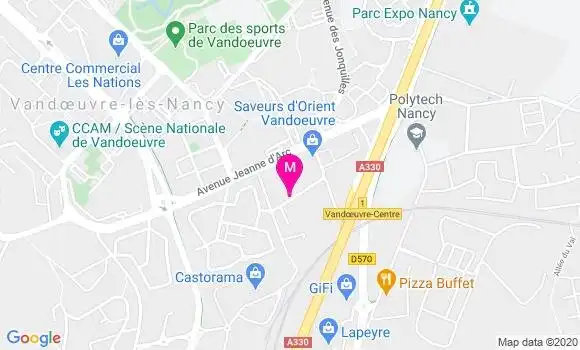Localisation Dr Isabelle Pajot