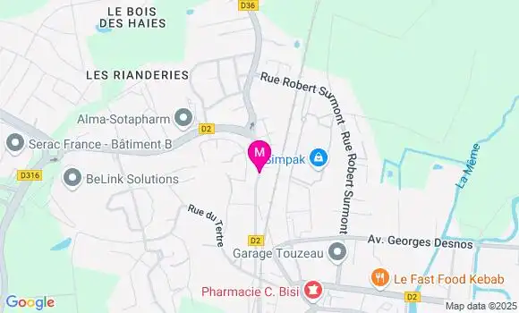 Localisation Dr Mechtilde Dippe Vaillant