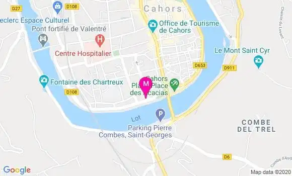 Localisation Dr Sylvie Coumes