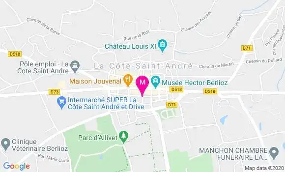 Localisation Dr Nathalie Pauzin