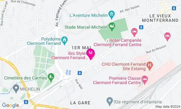 Localisation Dr Sylvie Mercier
