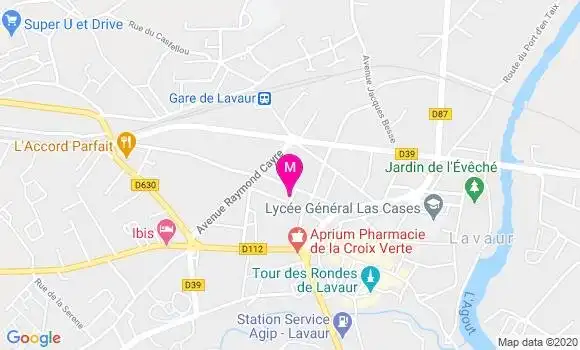 Localisation Dr Charles Francois De Bouville