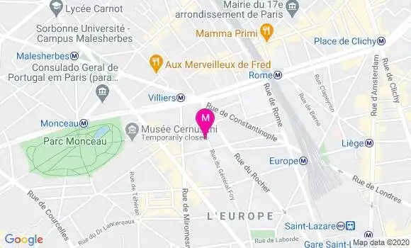 Localisation Dr Audrey Merckx