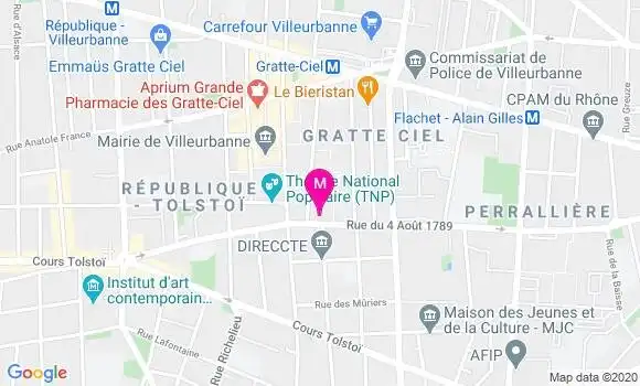 Localisation Dr Victor Layet