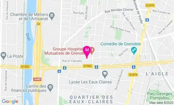Localisation Dr Clothilde Pegard