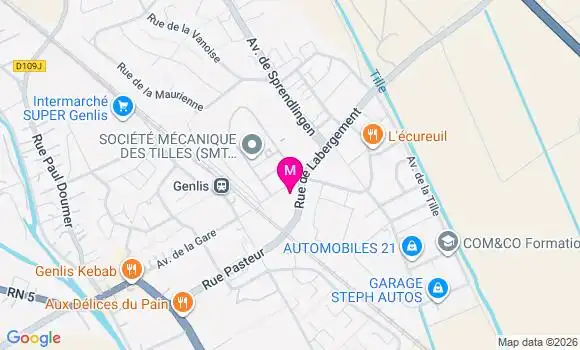 Localisation Dr Emeline Benard