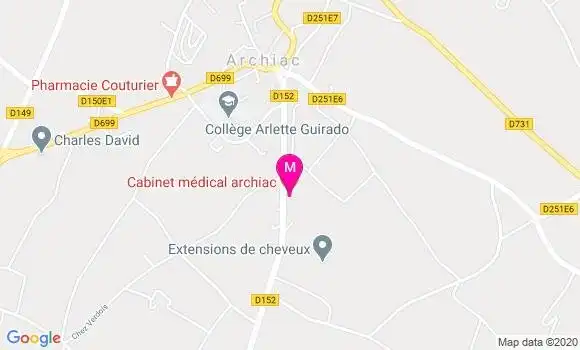 Localisation Dr Sarah Moiroux