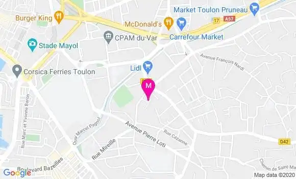 Localisation Dr Michel Ravet