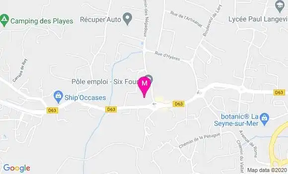 Localisation Dr Carole Maitrejean