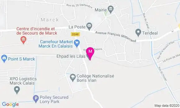 Localisation Dr Caroline Deneux