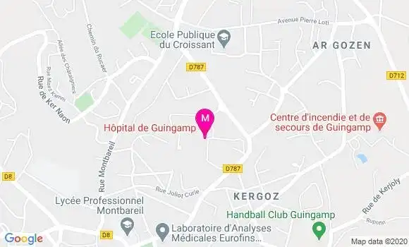 Localisation Dr Alain Guillon