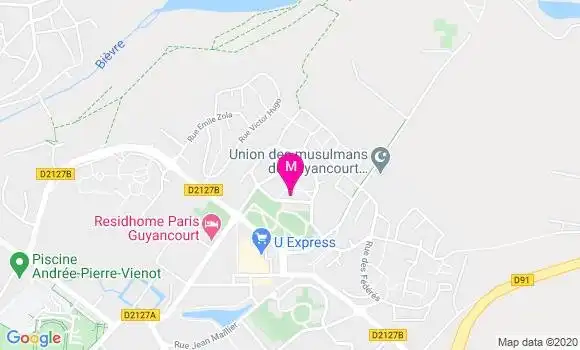 Localisation Dr Celia Fournier
