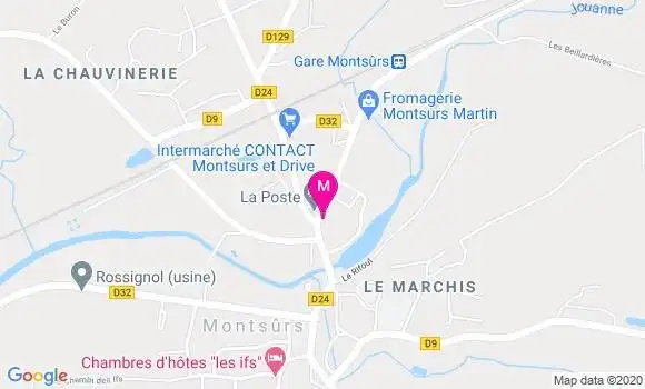 Localisation Dr Ingrid Coquart