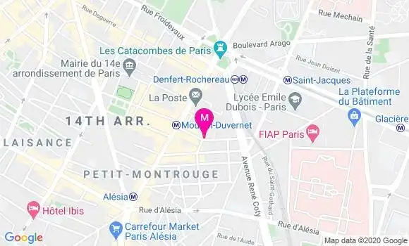 Localisation Dr Raphael Gilbert