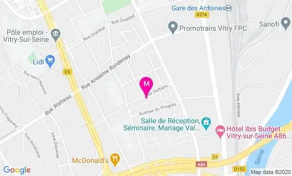 Localisation Dr Laurence Compagnon