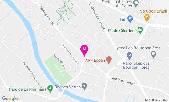 Localisation Dr Mathilde Bodin