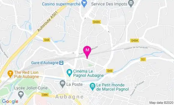 Localisation Dr Alexia Peyron