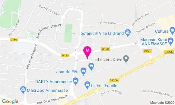 Localisation Dr Sylvie Della Corte