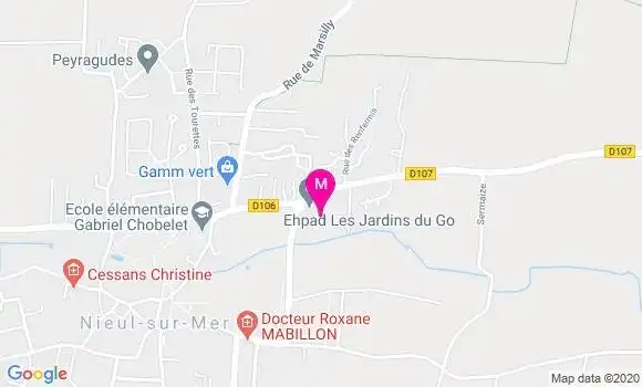 Localisation Dr Marielle Mandon