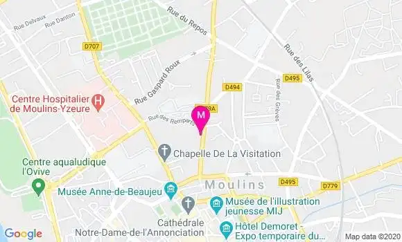 Localisation Dr Jean Veissieres