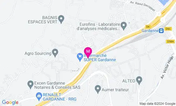 Localisation Dr Nicolas Perez