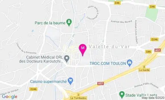 Localisation Dr Thierry Forestier