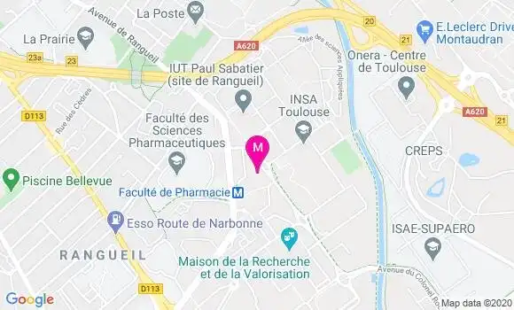 Localisation Dr Amandine Beck