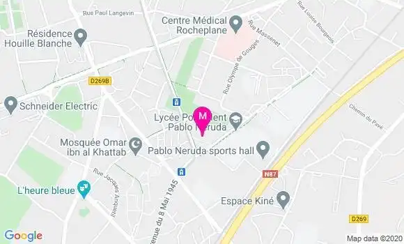 Localisation Dr Mathilde Petit