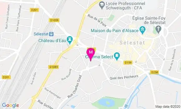 Localisation Dr Anne Schmittbiel