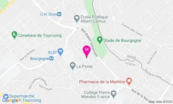 Localisation Dr Valerie Algrain