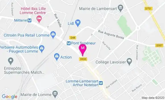 Localisation Dr Marguerite Motte