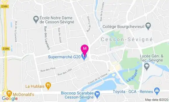 Localisation Dr Cecile Tasse