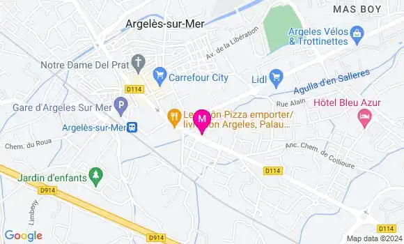 Localisation Dr Margaux Fournols