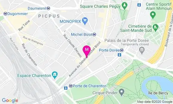 Localisation Dr Isabelle Bernat