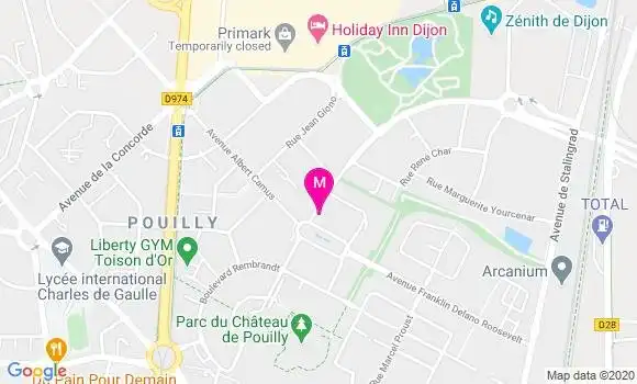 Localisation Dr Francois Arcos