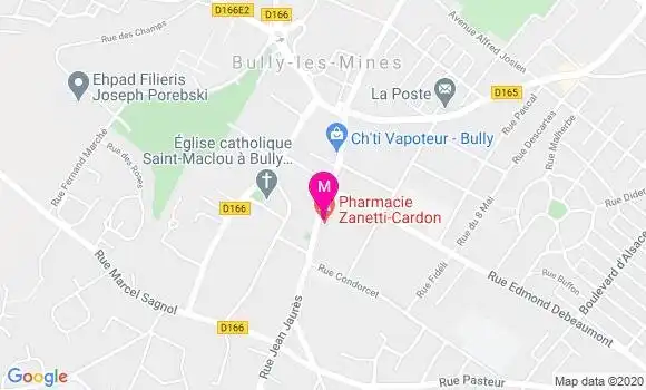 Localisation Dr Cecile Laurent