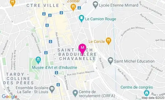 Localisation Dr Claude Dally