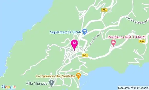 Localisation Dr Michele Bard