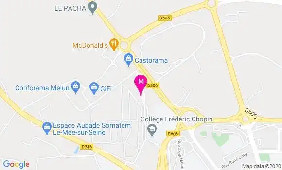 Localisation Dr Fanny Leroux