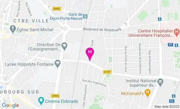 Localisation Dr Sophie Marilier