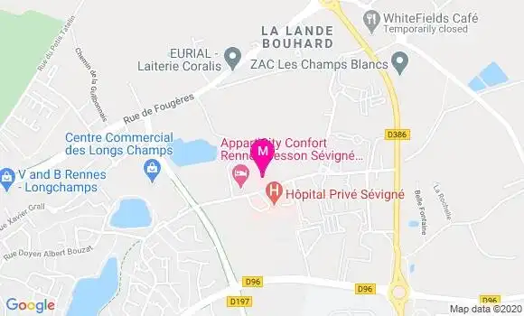 Localisation Dr Mathilde Robert