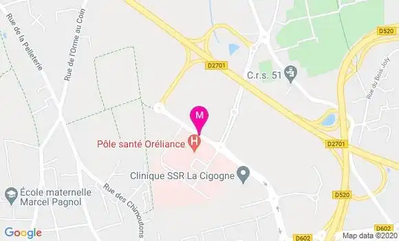 Localisation Dr Jean Baptiste Barbary