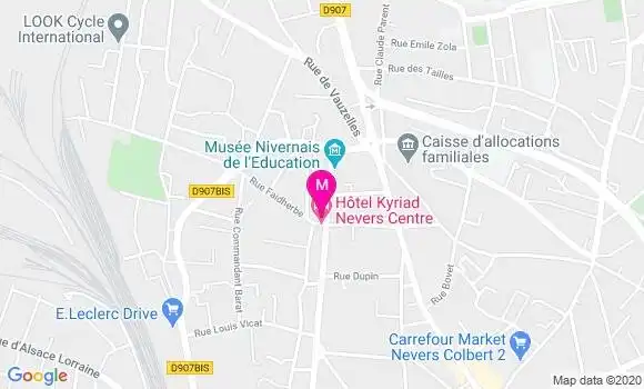Localisation Dr Audrey Delfosse