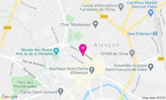 Localisation Dr Aurelia Bourges